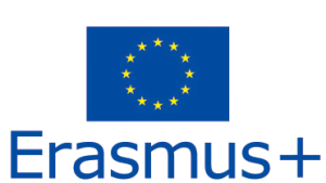 logo erasmus, bandiera blu dell'europa con le stelle